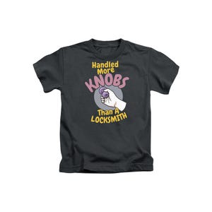 More Knobs Than A Locksmith Adult T-Shirt - Novelty Top