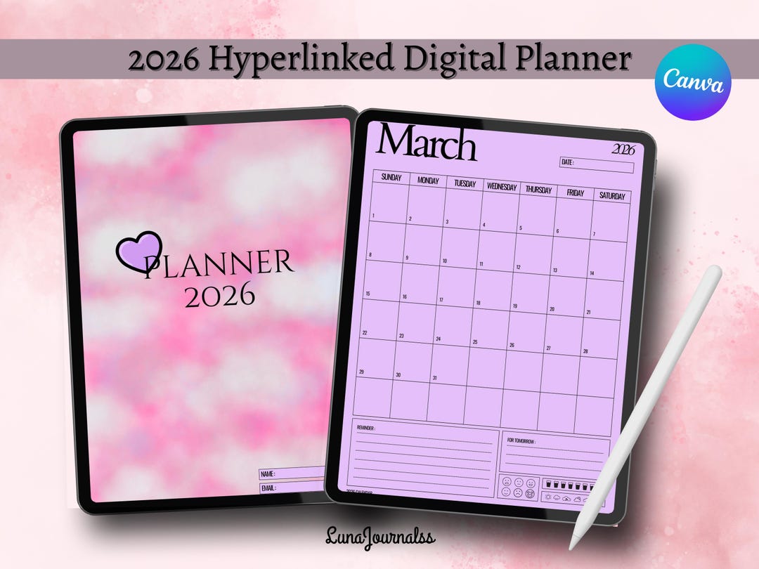 The Soft Year 2026 | Hyperlinked Digital Planner for iPad | Goodnotes ...