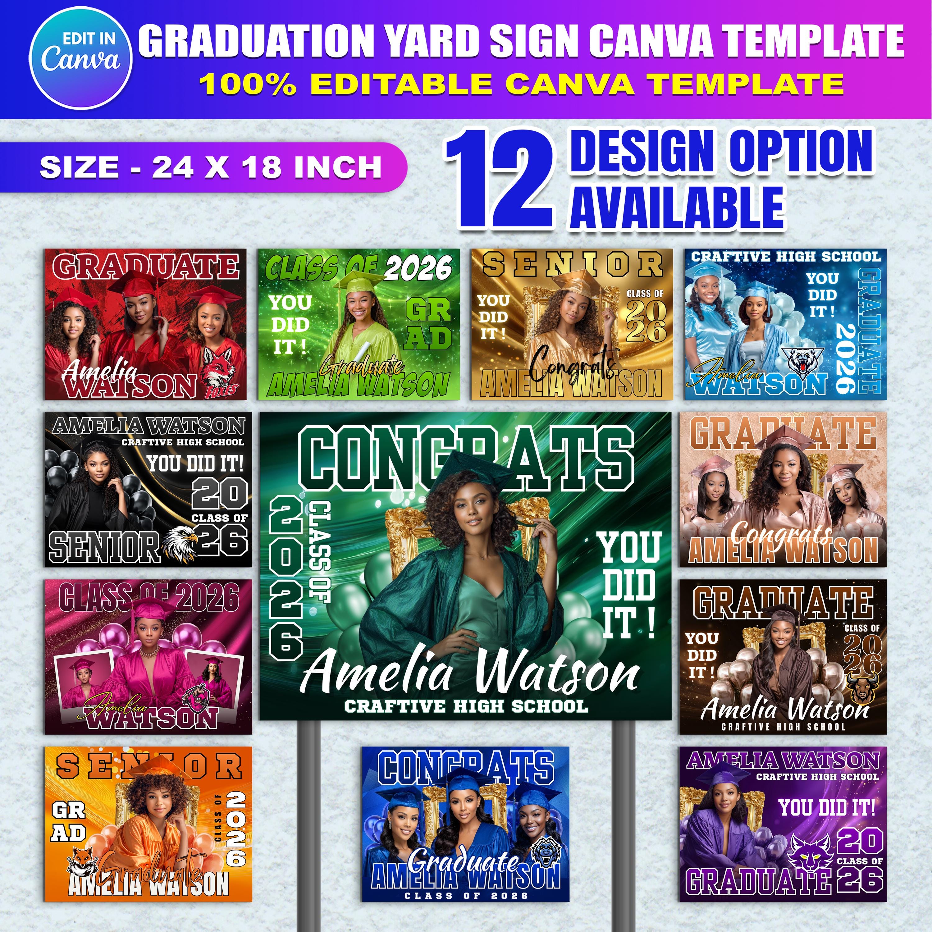 Graduation Card Canva - Etsy Graduation Card Canva - Etsy