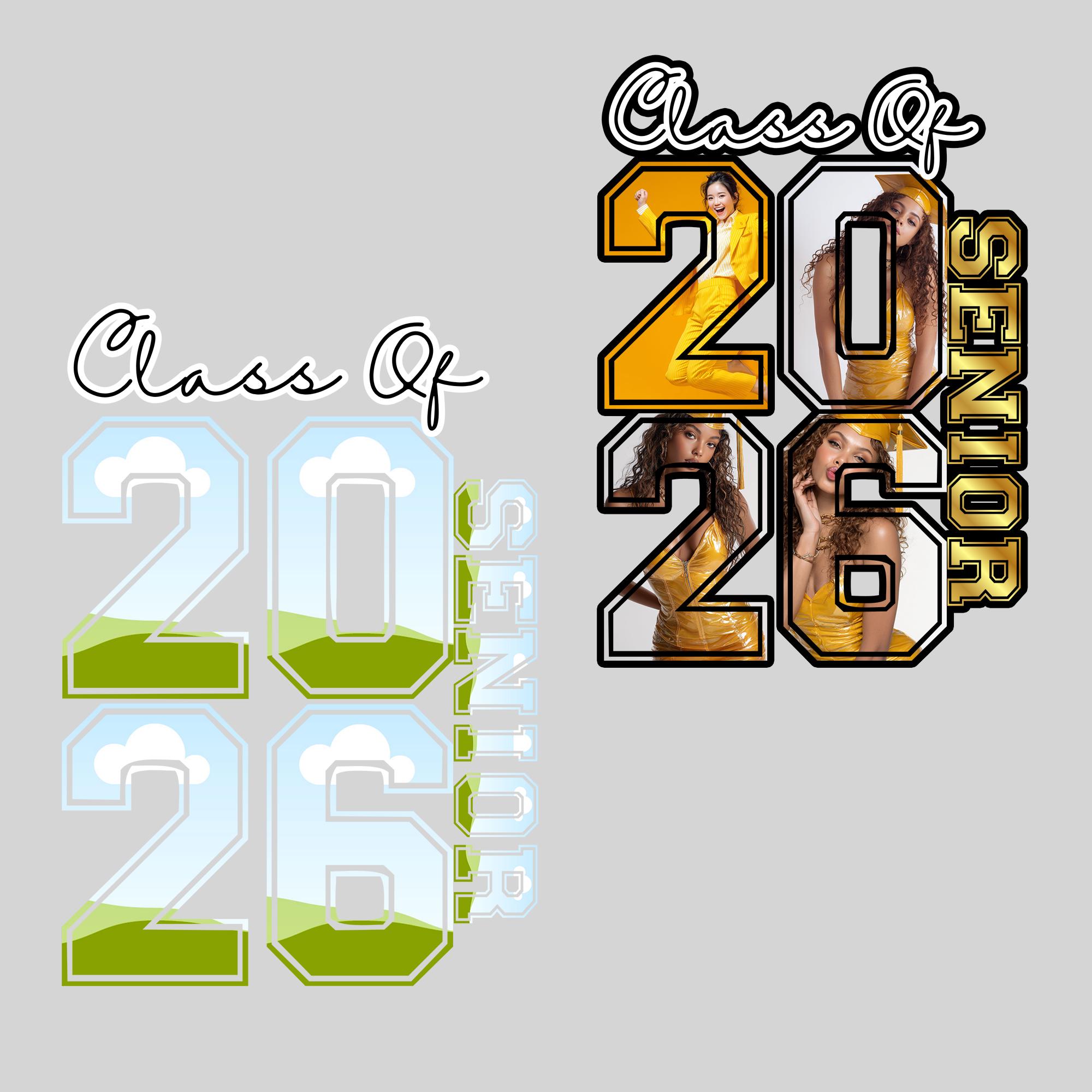 Editable Senior 2026 Template | Senior Class of 2026 Canva Frames ...
