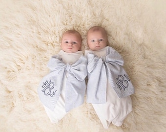 newborn bow swaddle