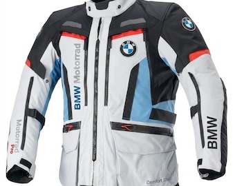BMW Motorrad Adventure Touring-jacka, herr CE-bepansrad textil motorcykelutrustning