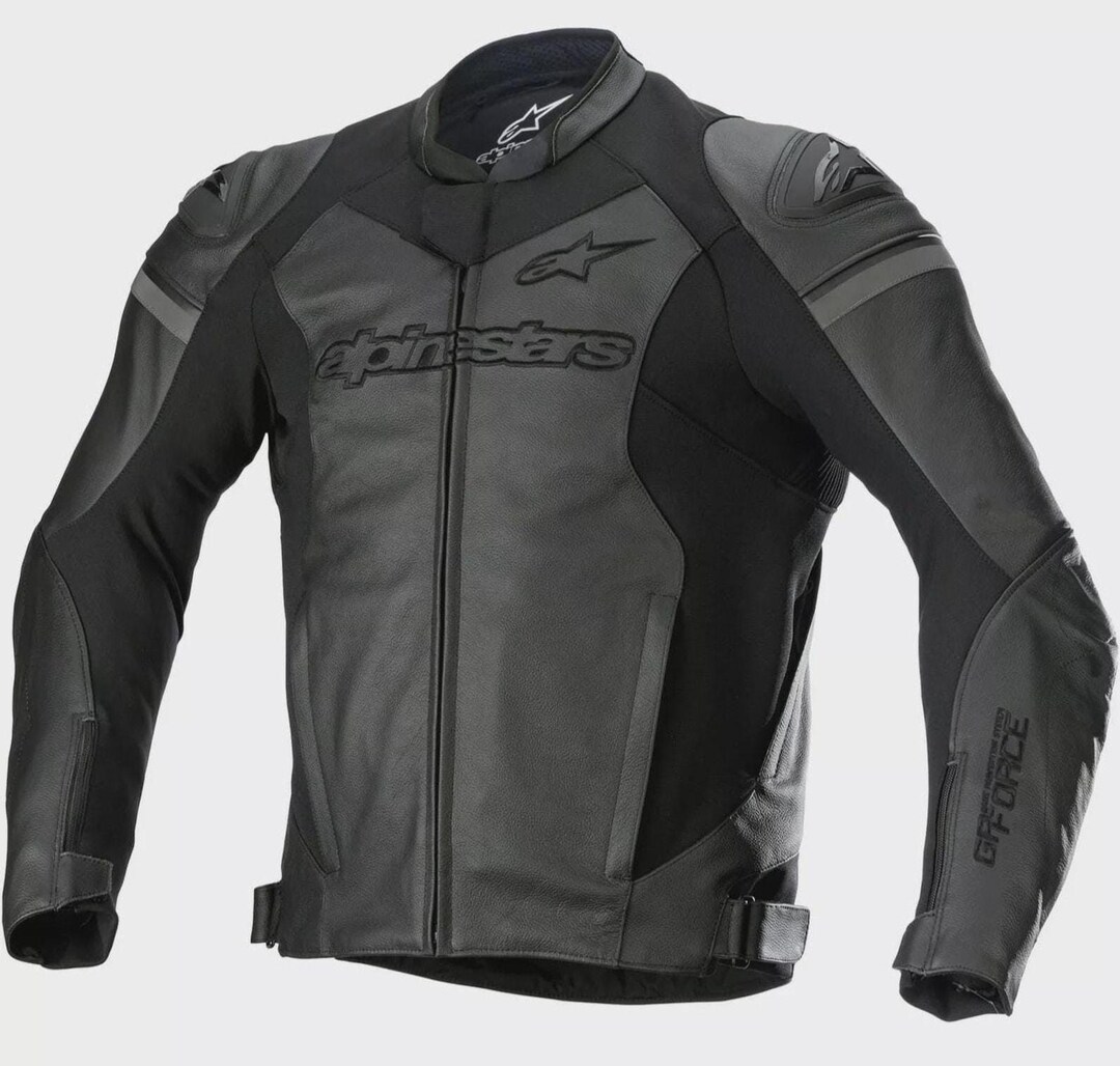 Alpinestar GP Force Leather Motorcycle Jacket, Genuine Cowhide Leather ...