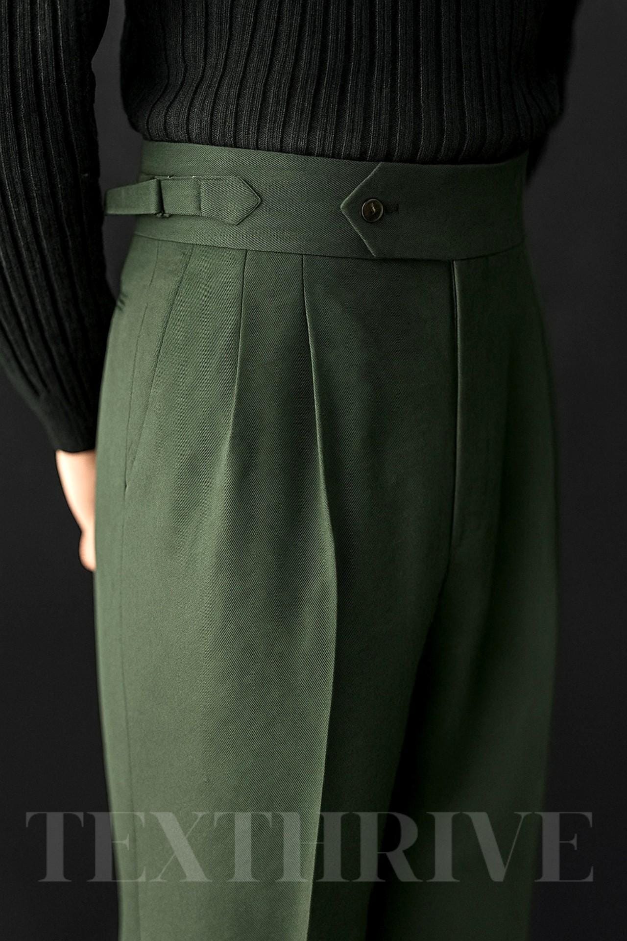 Mens Trousers With Slide Adjusters - Etsy