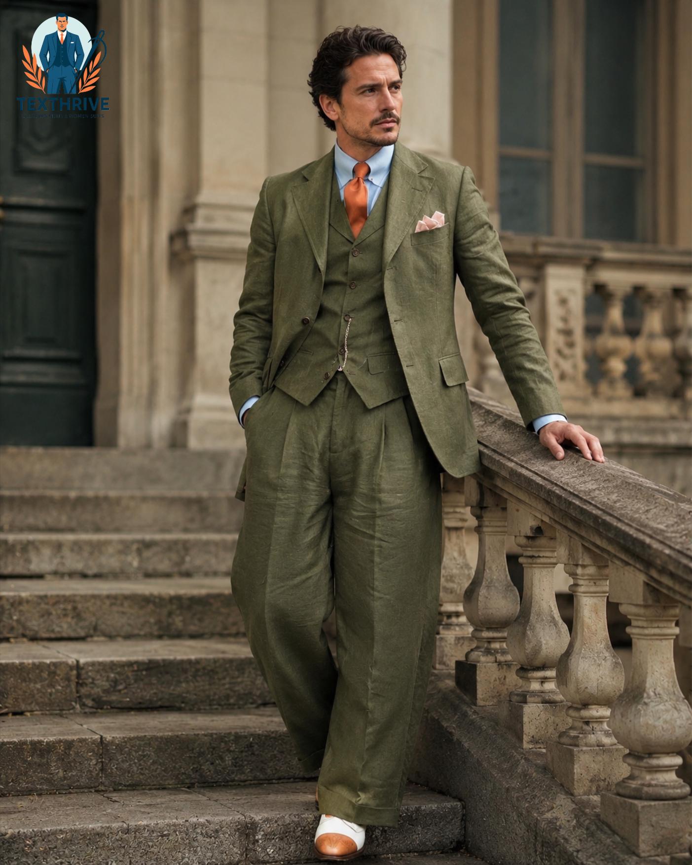 1920s linen suit - Etsy 日本