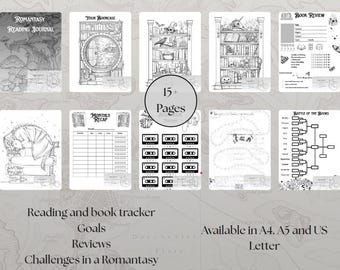 Romantasy Reading/Book Journal/Planner