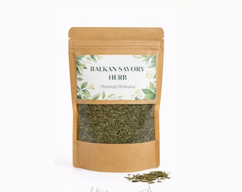 Balkan Savory Herb / Satureja Montana / Dried Winter Savory / Balkanska Chubritsa / Herbal Tea