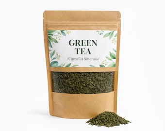 Green Tea | Camellia Sinensis | Organic Dried Green Tea | Herbal Tea | Loose Leaf Green Tea