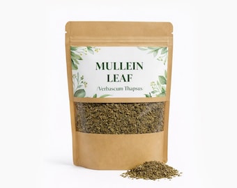 Mullein Leaf / Verbascum Thapsus / Mullein Leaf Tea / Organic Dried Bulk Herb / Mullein Leaf Herb / Herbal Tea