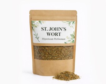 St. John's Wort Flower / Hypericum Perforatum / Organic Dried Bulk Herb / St Johns Wort Tea