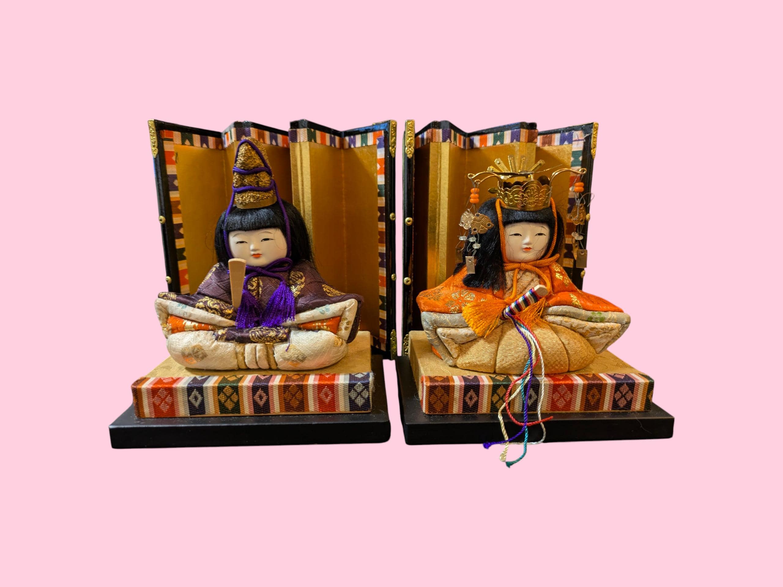 アンティーク　雛人形　人形のみ　お内裏様　お雛様　ひな祭り　レトロ　ヴィンテージ 雛人形 ヴィンテージ お内裏様、お雛様 - Etsy 日本