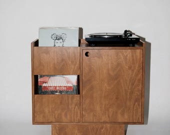 Supporto per giradischi - Console per la conservazione dei vinili - Collezione Groove No1 Timeless