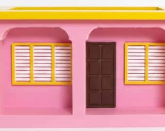 La Casita Stiftehalter Schreibtisch Organizer | Puertoricanische Schreibtisch Dekoration | Latein Musik Fan Geschenk | Mini-Haus-Bleistifthalter | Böser Hase