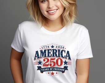 Retro America 250th Anniversary Design (SVG, PNG, PDF)