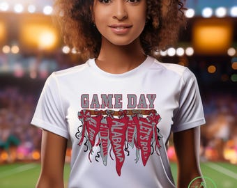 Game Day Alabama Crimson Tide PNG | Football Pennant Banner  Design | Roll Tide Digital Download | Game Day Shirt PNG | Instant Download