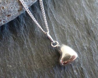 Puffed Heart Pendant