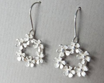 Bouquet Circle Drop Earrings