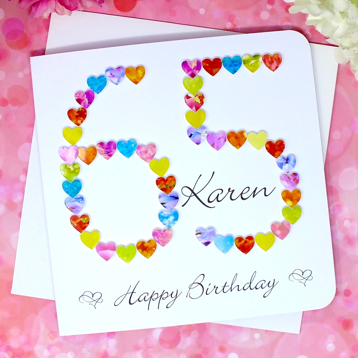 65th Birthday Card Personalised Age 65 Cards Birthday Card - Etsy