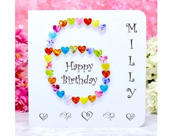 6th Birthday Card - Personalised and Handmade Age 6 Card - Customised 6th Birthday Card, ideal for Son, Daughter, Granddaughter, Boy or Girl