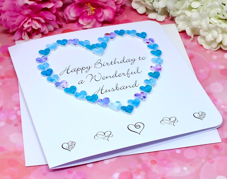 handmade birthday card for husband happy birthday to a etsy