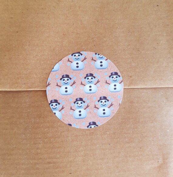 Set of 105 Kraft Brown /& Red Berries Recyclable Christmas Stickers for Gift Wrapping Paper Biodegradable /& Compostable
