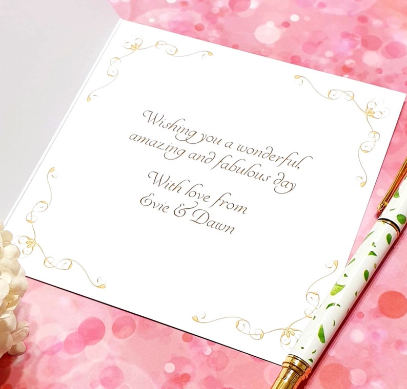 Wedding Regret Card Luxury Wedding With Regret Card 'Sorry We Can't Make It' Invitation Decline, Handmade RSVP image 7