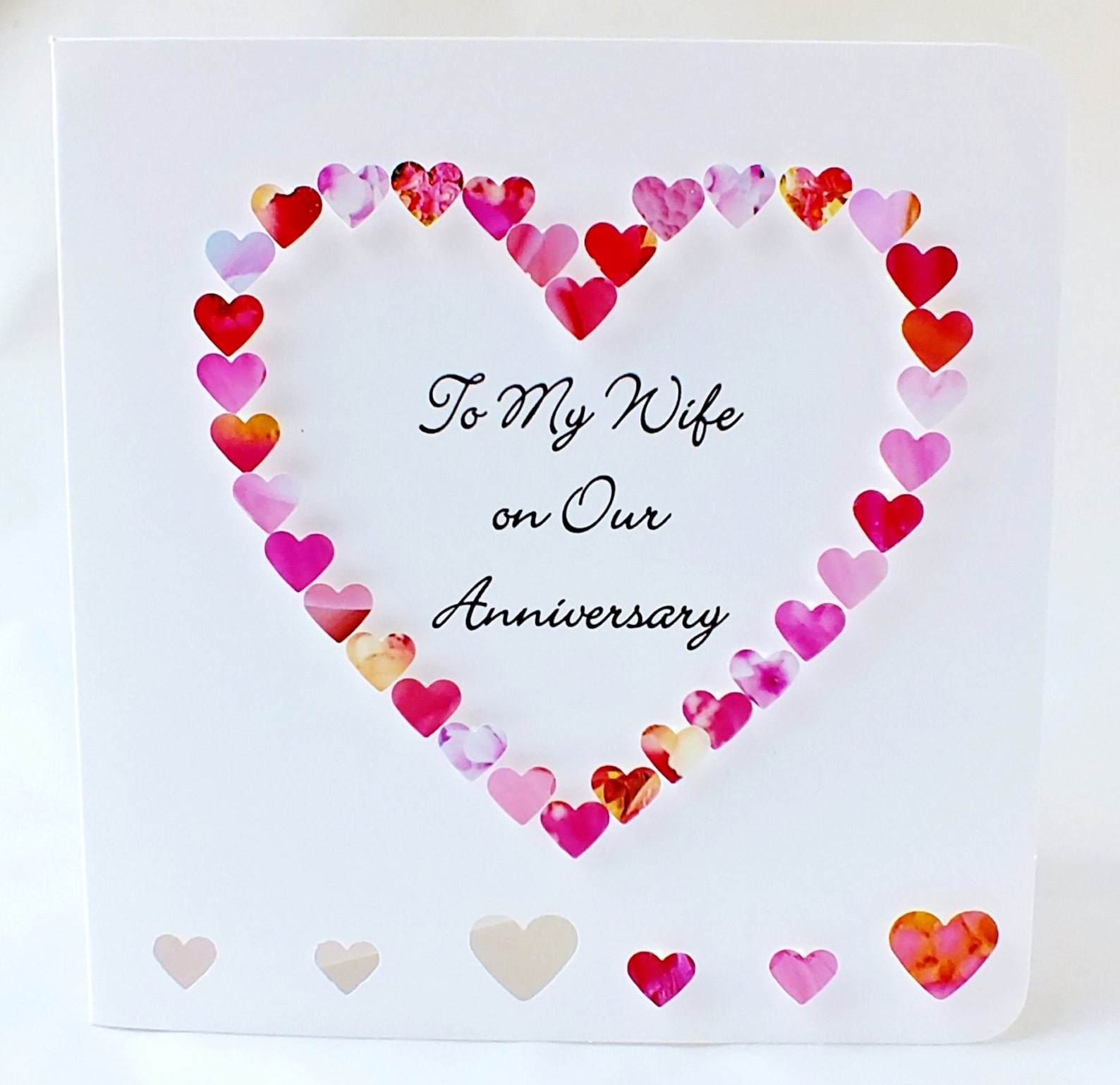 Handmade 3D Anniversary Card Personalised Personalized To | Etsy