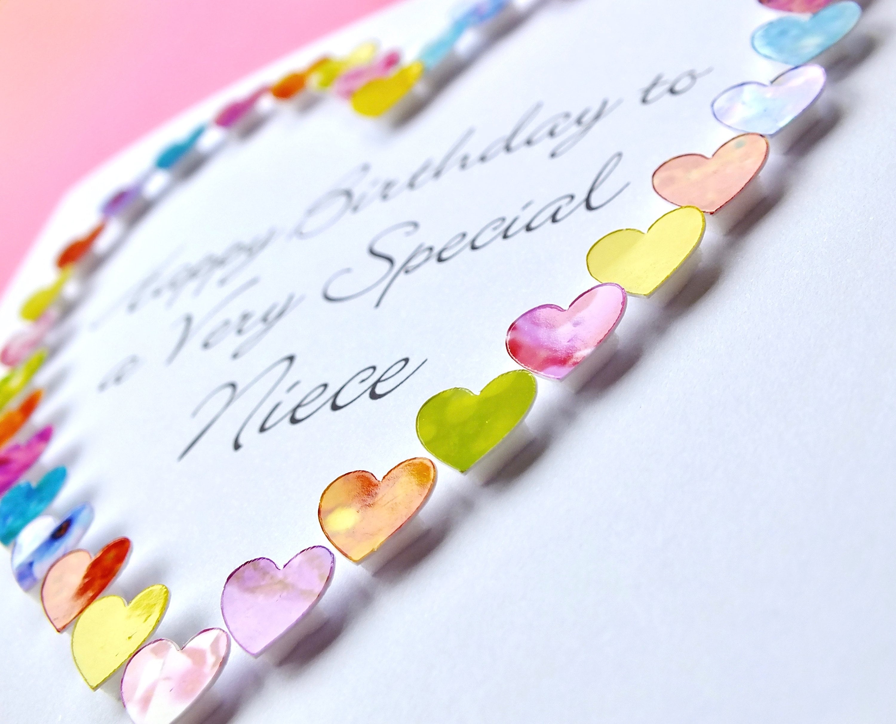 Carte D'insertion De Portefeuille Pour Nièce, Cadeaux D'anniversaire, Cadeau Inspirant Personnalisé, Cadeau De Remise Carte D'insertion De Portefeuille Pour Nièce, Cadeaux D'anniversaire, Cadeau Inspirant Personnalisé, Cadeau De Remise
