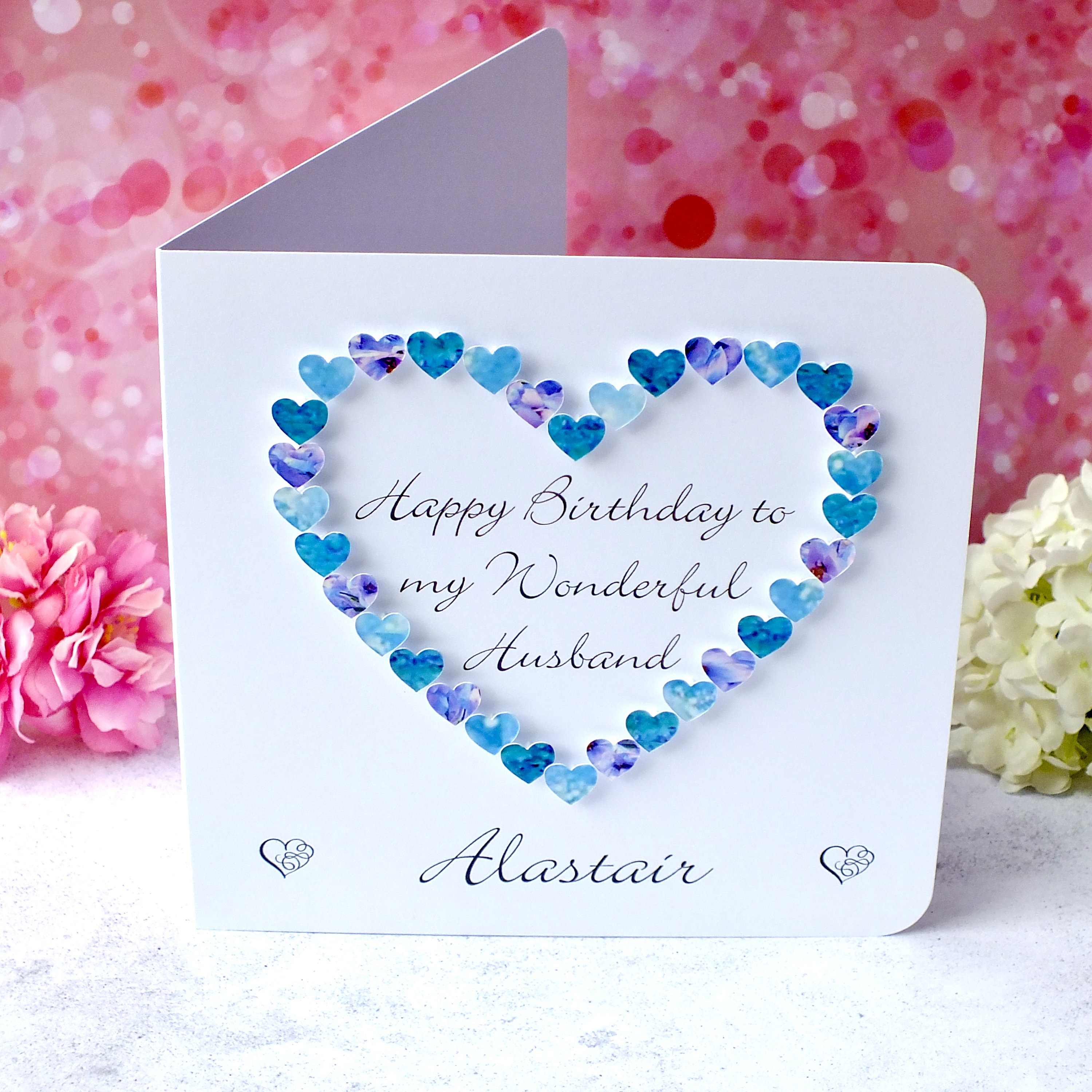 Handmade birthday card for husband deals