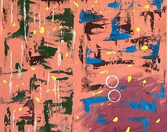 Original Abstract Acrylic Art titled F0504