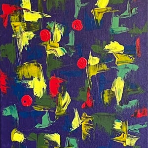 Original Abstract Acrylic Art titled F0305