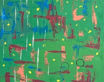 Original Abstract Acrylic Art titled F0506