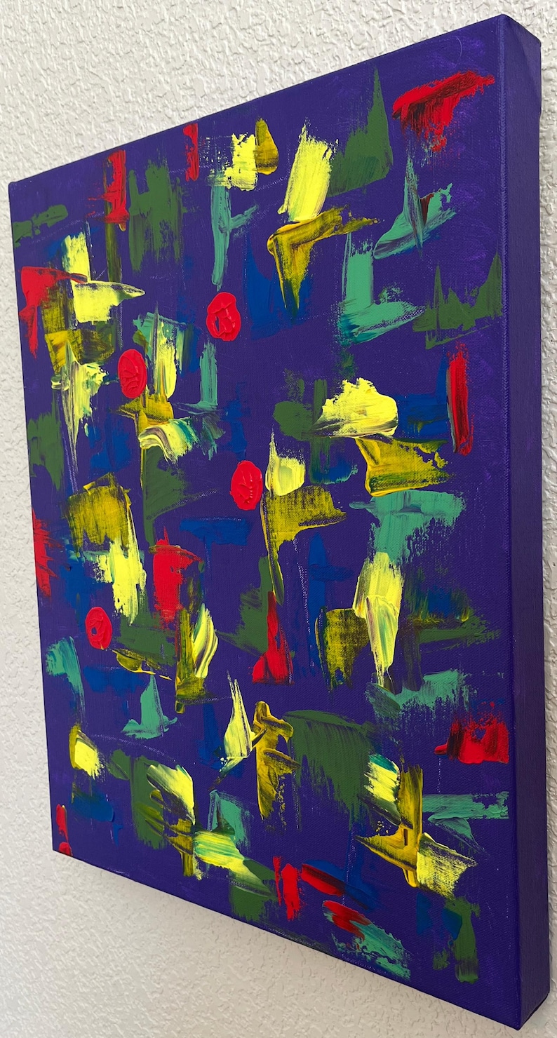 Original Abstract Acrylic Art titled F0305 image 3
