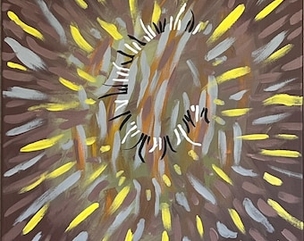 Original Abstract Acrylic Art - Self Reliance 3
