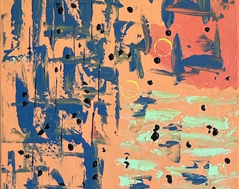 Original Abstract Acrylic Art titled F0423