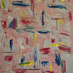 Original Abstract Acrylic Art titled F0228