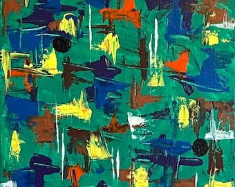 Original Abstract Acrylic Art titled F0310