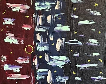 Original Abstract Acrylic Art titled F0407