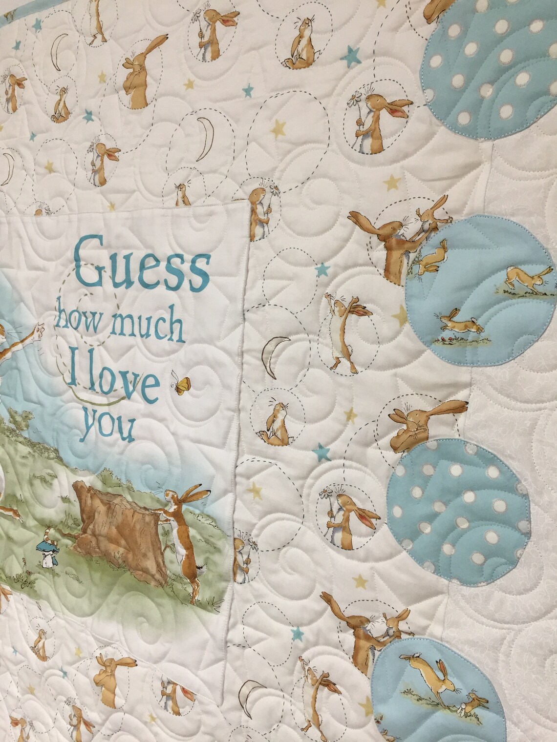Guess How Much I Love You Baby Quilt Pattern by Ellen Abshier Etsy