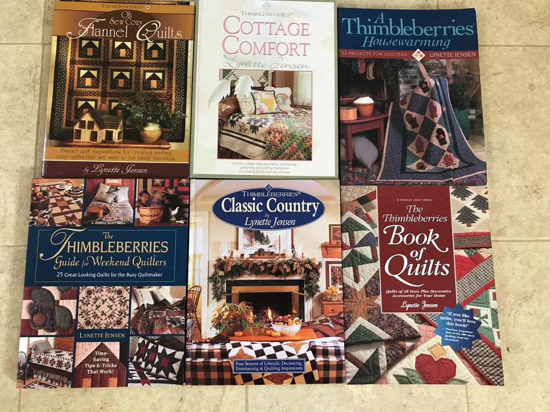 6 Thimbleberries Books Johnson Flannel Quilts Cottage Etsy