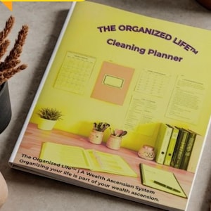 Home Cleaning Planner | 36-Page System, Checklists (Printable PDF)