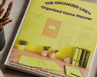 Organized Home Planner | Declutter Checklist, Room-by-Room (Printable PDF)