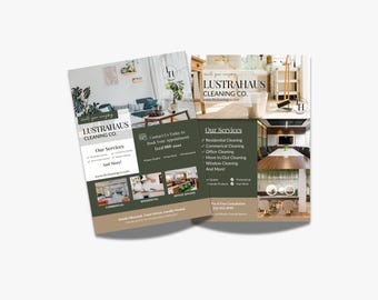 House Cleaning Business Cleaning Flyers for Cleaning Company, Janitorial Business, Housekeeper, Maid Service, House Cleaning Service Flyer