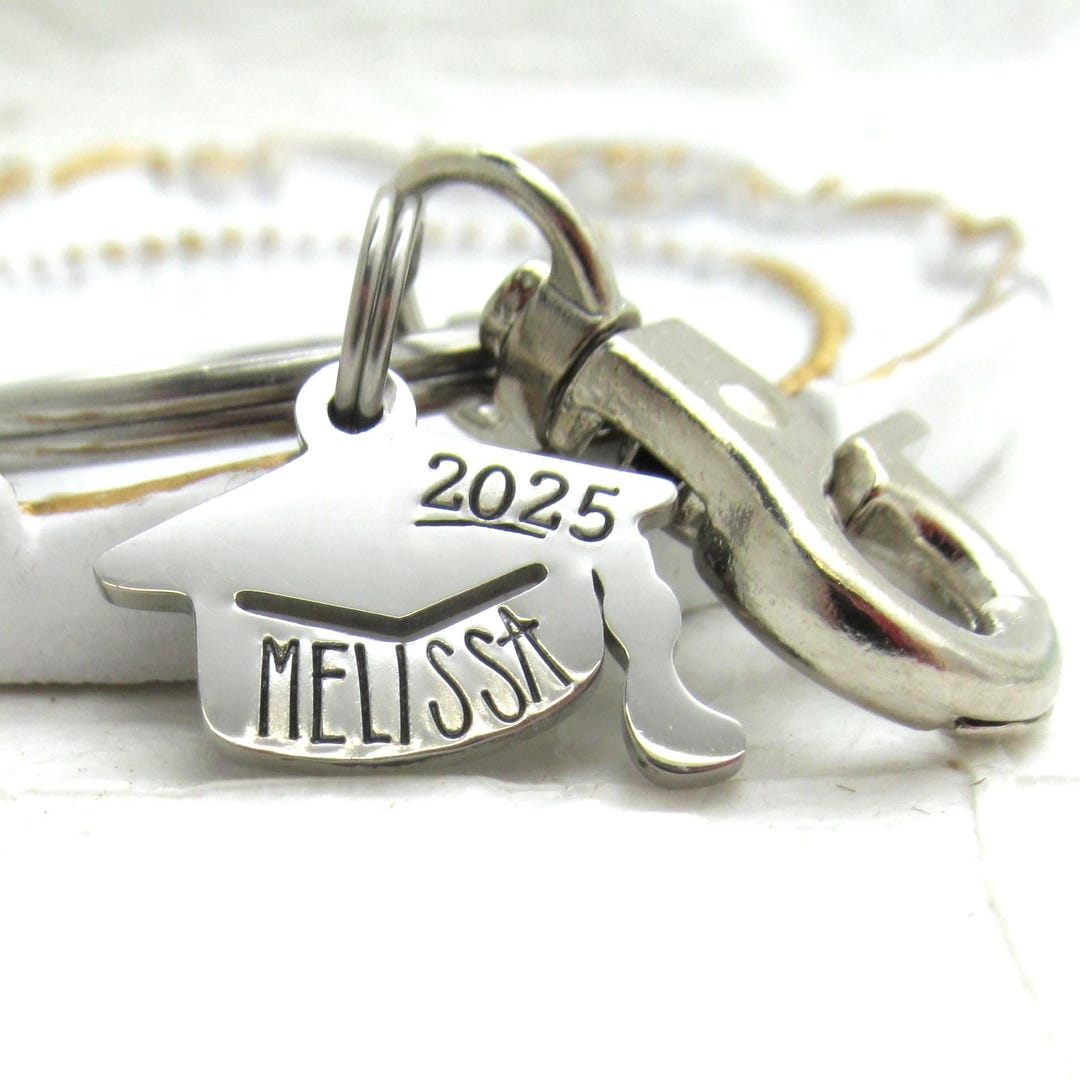 Class of 2026 Graduation Cap Keychain | Personalized Senior Gift ...