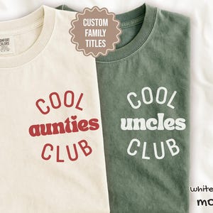 Matching Aunt And Uncle Shirts Pregnancy Reveal To Family New Aunt Uncle Announcement Gift New Auntie Gifts Cool Uncles Club Shirt Match Tee