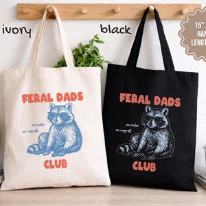 Funny Dad Shirt, Funny Shirt For Dad, Papa Shirt, Funny Dad TShirt, Papa Tee Shirts, Father's Day T-Shirts Feral Dads Club Tee New Dad Shirt Bild 9