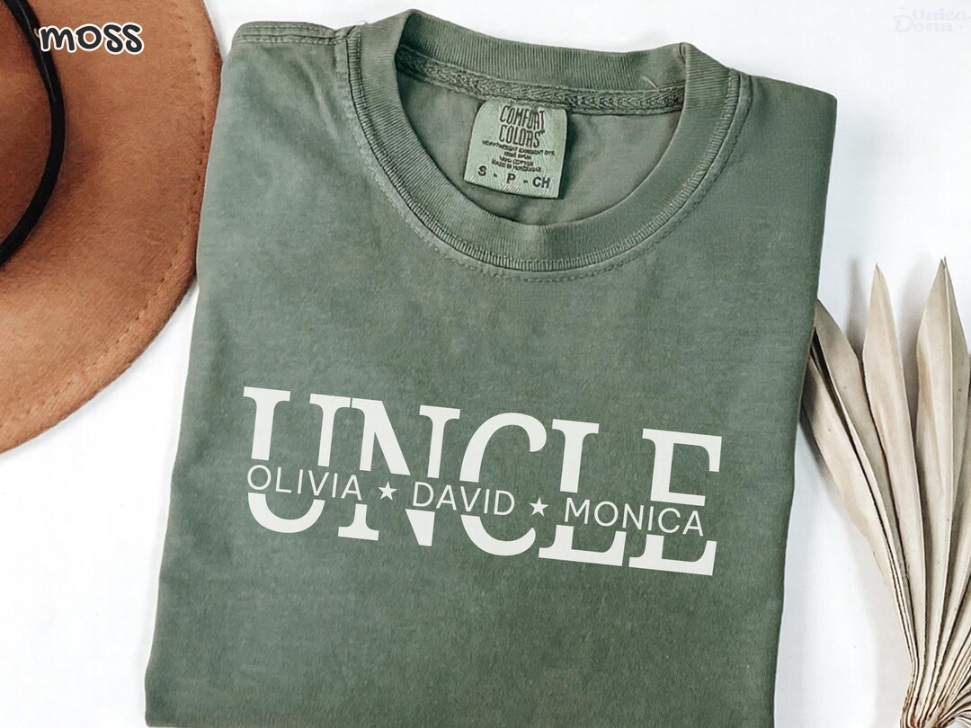 Uncle Shirt, Custom Uncle Shirts, Gift for Uncle, Uncle Tee Shirt ...