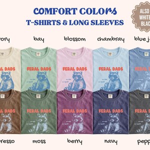 Funny Dad Shirt, Funny Shirt For Dad, Papa Shirt, Funny Dad TShirt, Papa Tee Shirts, Father's Day T-Shirts Feral Dads Club Tee New Dad Shirt Bild 6
