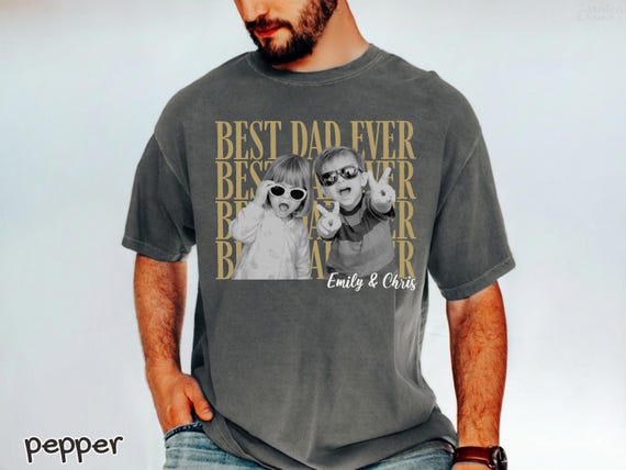 Custom Dad Shirt, Custom Photo Dad Shirt, Funny Dad Shirt Personalized, Dad Shirt With Photo, Best Dad Ever Shirt, Funny Father’s Day Shirts