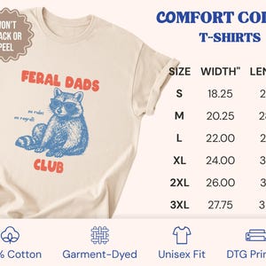 Funny Dad Shirt, Funny Shirt For Dad, Papa Shirt, Funny Dad TShirt, Papa Tee Shirts, Father's Day T-Shirts Feral Dads Club Tee New Dad Shirt Bild 7